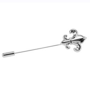 3 for $20🛍 Silver Fleur De Lis Lapel Brooch Pin